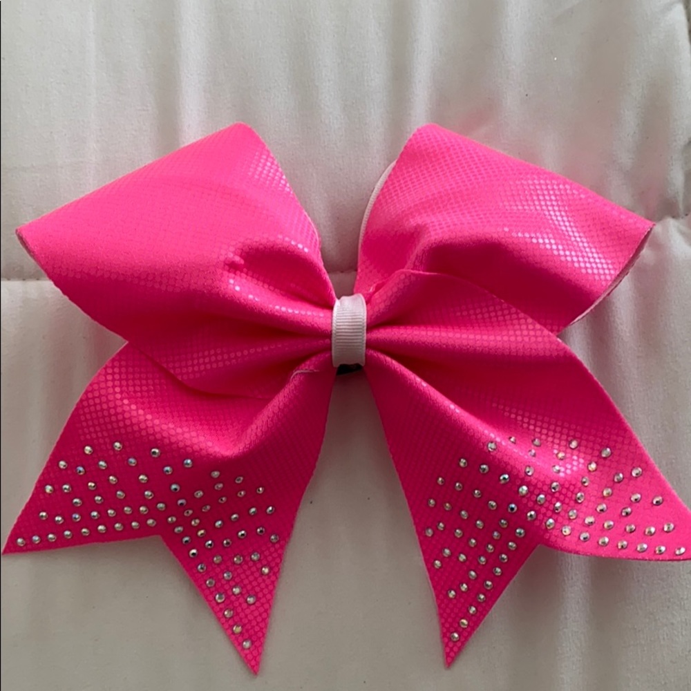 Pink Cheer Bow